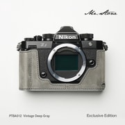 Nikon Z f用 本革ケース ヴィンテージ風 ディープグレー PTBA012