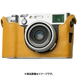 富士フイルム X100VI用 本革ケース クラシック ビビッドイエロー PTBB010