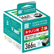 互換リサイクルインクカートリッジ キヤノン BC-366XL カラー(染料) ECI-C366XLC