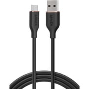 USB-C & USB-A ケーブル (Flow) 1.8m ミッドナイトブラック A85G1012