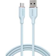 USB-C & USB-A ケーブル (Flow) 1.8m アイスブルー A85G1032