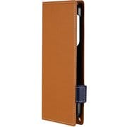 LN-24SX1BLP2CA [Xperia 1 VI用 薄型・軽量PUレザー手帳ケース Twoal W キャメル]