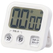 大画面タイマー大音量80dB吸盤付 白 COK-T131-W