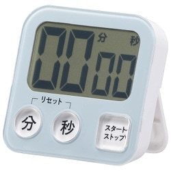 大画面タイマー大音量80dB 吸盤付 ブルー COK-T131-A