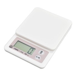 クッキングスケール1kg計 薄型＆軽量設計 ピンク COK-S101-P