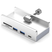 USB3.2 Gen1対応 USB 3ポート+カードスロット搭載 クランプ固定式 ハブ FUSBCH3501