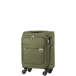HARMONY（ハーモニー） スーツケース ファスナータイプ 旅行日数目安：1～2泊 26L コインロッカー/機内持込対応サイズ ボタン式脱着キャスター カーキ 4053-42-KH