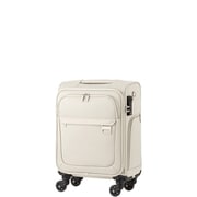HARMONY（ハーモニー） スーツケース ファスナータイプ 旅行日数目安：1～2泊 26L コインロッカー/機内持込対応サイズ ボタン式脱着キャスター アイボリー 4053-42-IV
