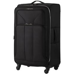 LEGEND WALKER（レジェンドウォーカー） ソフトケース ファスナータイプ 拡張タイプ 旅行日数目安：7泊～ 81L/拡張時94L TSAロック搭載 ブラック Lサイズ 4051-68-BK