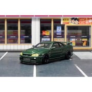 M63421 1/64 日産 スカイライン GTR R34 NISMO CUSTOMIZED ダークグリーン [ダイキャストミニカー]