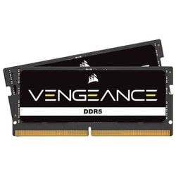 VENGEANCE DDR5 SODIMM 96GB （48GB×2） DDR5-4800 （PC5-38400） CL40/1.1V XMP3.0 Black CMSX96GX5M2A4800C40