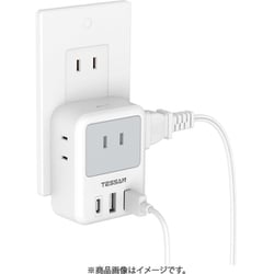 TESSAN 電源タップ TS-721-C