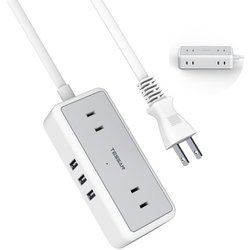 TESSAN 電源タップ コード2m TS-704
