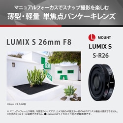 レンズ(単焦点) Panasonic LUMIX S 26mm F8 S-R26 21u3z0vz9LL.jpg