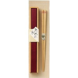 木製箸箱・箸セット 飛鳥 レッド 64012