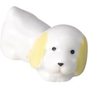 陶器箸置 犬 イエロー 67596