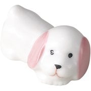 67597 [陶器箸置 犬 ピンク]