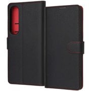 RT-RXP1M6ELC1/BR [Xperia 1 VI用 Like standard 耐衝撃 手帳型レザーケース シンプル マグネット/ブラック/レッド]