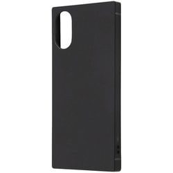 IN-RXP10M6TK1/B [Xperia 10 VI用 耐衝撃 ソフトケース KAKU/マット/ブラック]
