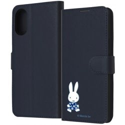 IJ-BXP10M6ELC1DN/MF69 [Xperia 10 VI用 ミッフィー/手帳型レザーケース シンプル マグネット/ミッフィー_てくてく]