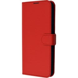 RT-AQL2ELC1/R [AQUOS wish4用 Like standard 耐衝撃 手帳型レザーケース シンプル マグネット/レッド]