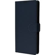 RT-AQFS2ELC1/DN [AQUOS R9用 Like standard 耐衝撃 手帳型レザーケース シンプル マグネット/ダークネイビー]
