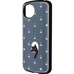 IN-CAQL2AC4/NK3 [AQUOS wish4用 超！ 保護ケース MiA-collection/ネコ_ネイビー]
