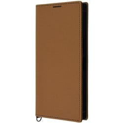 IN-AQL2TBC9/TGR [AQUOS wish4用 耐衝撃 手帳型レザーケース KAKU Durable/トープ/ライトグレー]