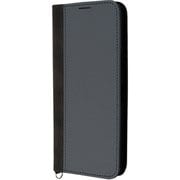 IN-AQL2LBC14/GRB [AQUOS wish4用 耐衝撃 手帳型レザーケース Noble/グレー/ブラック]