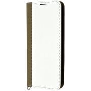 IN-AQL2LBC14/WT [AQUOS wish4用 耐衝撃 手帳型レザーケース Noble/ホワイト/トープ]