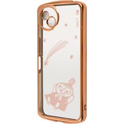 IN-AAQL2TC13PG/MT60 [AQUOS wish4用 ムーミン/精密設計 TPUソフトケース METAMORU/リトルミイ星空_メタリック]