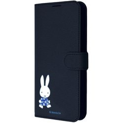 IJ-BAQL2ELC1DN/MF69 [AQUOS wish4用 ミッフィー/手帳型レザーケース シンプル マグネット/ミッフィー_てくてく]