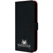 IJ-IAQL2ELC1BR/DY3 [AQUOS wish4用 猫のダヤン/手帳型レザーケース シンプル マグネット/ダヤン_WACHIFIELDロゴ]