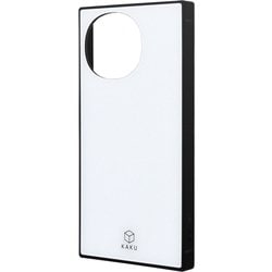 INQ-AQFS2K3TB/W [AQUOS R9用 耐衝撃 ハイブリッドケース KAKU/ホワイト]