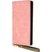 IN-AQFS2DML1/P [AQUOS R9用 耐衝撃 手帳型レザーケース Raffine/ピンク]