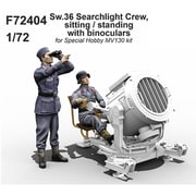 CMF72404 1/72 独・60cmサーチライト（Fiak Sw-36）用 操作員 2体 [組立式プラスチックモデル]