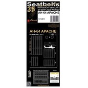 HGW135511 1/35 AH-64 アパッチ 布製シートベルトセット [プラモデル用パーツ]