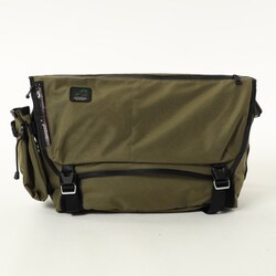 美品✨ AS2OV アッソブ メッセンジャーバッグ CORDURA カーキ 選べるノベルティ付】 AS2OV アッソブ 330×1000D CORDURA