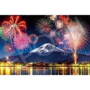 11-613s 日本風景 河口湖畔 富士と花火（山梨） [ジグソーパズル 1000ピース]
