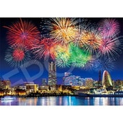 07-401s 日本風景 横浜夜景と絢爛花火（神奈川） [ジグソーパズル 500ピース]