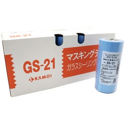 ガラスサッシ用マスキングテープ No.GS-21 21mm×18m 60巻入 #166048