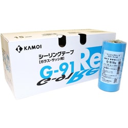 ガラスサッシパネル用マスキングテープ No.G91Re 15mm×18m 80巻入 #178751