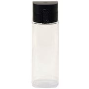水筒 ボトル ウォーターボトル 500ml 軽量ワンタッチ 直飲み スクエア プラスチック製 日本製 ブラック HC-0278