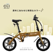 RICHBIT CITY 電動バイク 特定小型原付 ゴールデンオリーブ RICH-C-GOLD