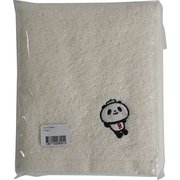 楽天 お買いものパンダ フェイスタオル アイボリー [キャラクターグッズ]