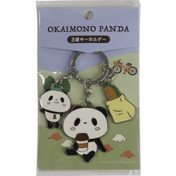 楽天 お買いものパンダ 三連キーホルダー [キャラクターグッズ]