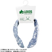 LOGOS UVクールワックル フラワーノイズ柄 フリーサイズ 9208グレー
