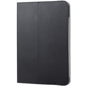 11インチ iPad Pro M4 2024年 用 ケース レザー カバー 手帳型 ApplePencil収納可 ベルト付フラップ 2アングル スタンド機能 衝撃吸収 軽量 ブラック TB-A24PMPLF2BK