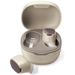 完全ワイヤレスイヤホン Bluetooth対応 ベージュ PG-BTE17TW5BE