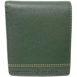 ビバリーヒルズポロクラブ 牛革 二つ折り財布 グリーン 61B402GR